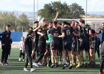 Jugadores del equipo alicantino Intercity.