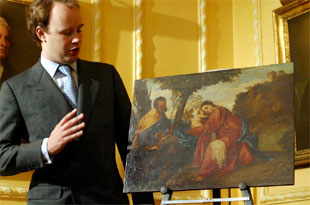 El director de Christie's explica la importancia de la obra de Tiziano recuperada en Londres.