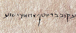 Detalle de la inscripción.