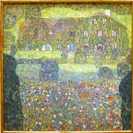 'Landhaus am Attersee', el cuadro más caro de Klimt.