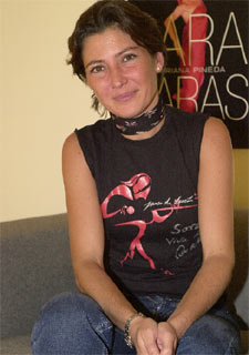 Sara Baras, durante la presentación de su espectáculo 'Mariana Pineda', este año en el teatro Calderón de Madrid.