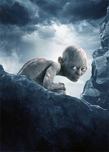 Gollum, en una imagen de 'El retorno del rey'.