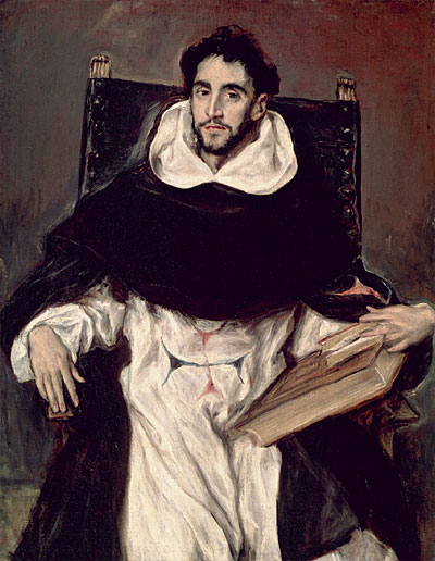  Fray Hortensio Félix Paravicino  (1609), de El Greco. Una de las obras maestras pintadas en su última etapa.