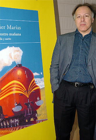 Javier Marías, durante la presentación de la segunda entrega de 'Tu rostro mañana'.