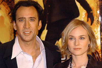 Nicolas Cage y Diane Kruger, durante la presentación en Madrid de  La búsqueda , una película de aventuras.