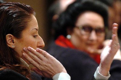 Caballé, acompañada por su hija Monserrat Martí, presenta  Cleopatra , que estrenará en el Teatro Real el 17 de diciembre.