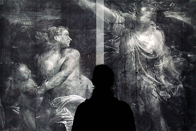 Radiografía de  Venus, Adonis y Cupido 