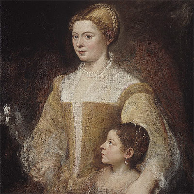 Christie's espera vender  Retrato de dama con su hija  de Tiziano por entre 8,6 y 13,7 millones de dólares.