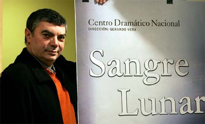 Xavier Albertí, director de  Sangre lunar , de Sanchís Sinisterra, durante la presentación de la obra, que se estrena en el Centro Dramático Nacional.