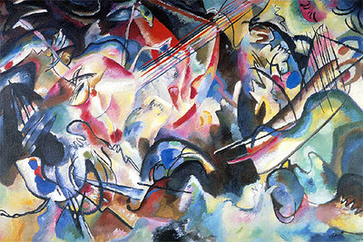  Composición VI , óleo sobre lienzo de 1913.