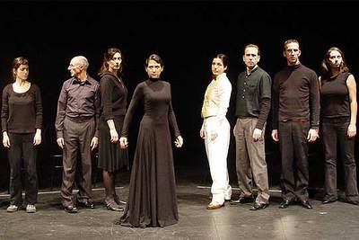 Imagen de la representación de la obra  Lorca eran todos .