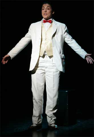 Momento de la representación de la obra  Lorca eran todos , de Pepe Rubianes