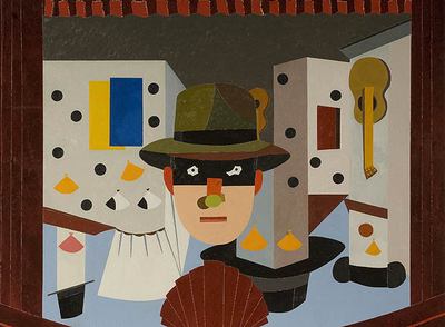  Anónimo en España al revés , óleo sobre lienzo de 2006.