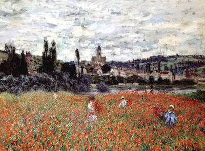  Poppies near Vetheuil  de Claude Monet (1879)
