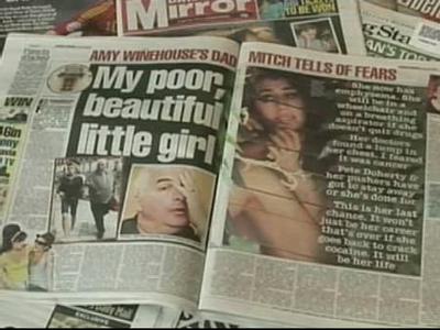 Amy Winehouse ensaya su actuación para el cumpleaños de Mandela