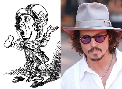 Depp será el Sombrerero loco en la 'Alicia' de Burton