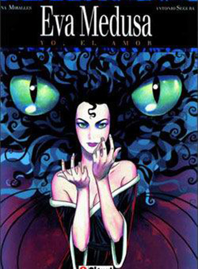 Portada de una de las entregas de la serie  Ana Medusa , creada por la dibujante Ana Miralles.