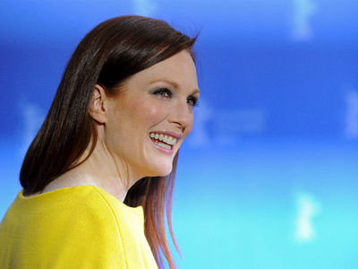 Julianne Moore durante la presentación a la prensa de la película  The Kids are alright  en Berlín.
