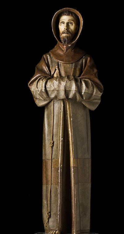  San Francisco de Asís en éxtasis  (1663) de Pedro de Mena. Cabildo de la Santa Iglesia Catedral Primada, Toledo.