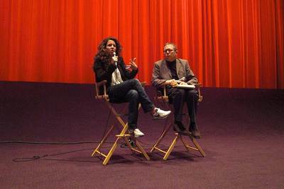 Imagen del coloquio tras la proyección de  The Milk of Sorrow  ( La teta asustada ) en la universidad UCLA.