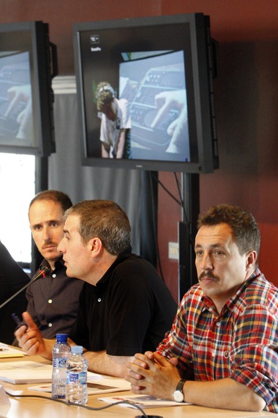 Enric Palau, Ricard Robles y Sergio Caballero, triunvirato director del festival