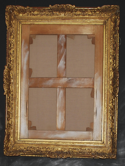 El marco vacío de 'Las amapolas', el cuadro de Van Gogh robado en El Cairo.