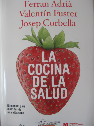 Portada del libro  Cocina de la salud , editado por la editorial Planeta.