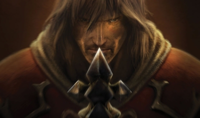 Un boceto del videojuego  Castlevania: Lords of Shadow .
