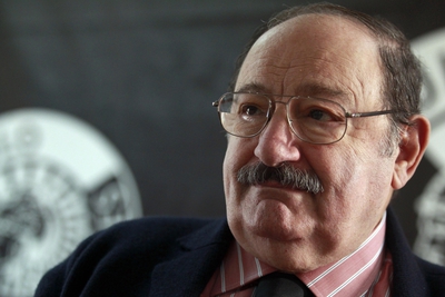 El escritor Umberto Eco, durante la presentación de su última novela 