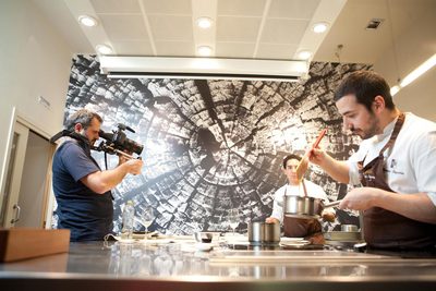 Imagen del rodaje de  Mugaritz BSO .