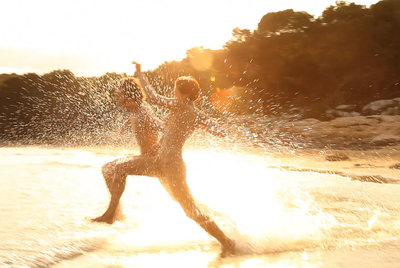 Fotograma de la película  Puzzled love.  