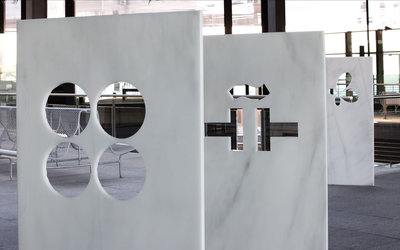 Estructuras de mármol de Andreas Fogarasi