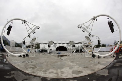 Uno de los escenarios de la ciudad de la música donde se celebrará Rock in Río.