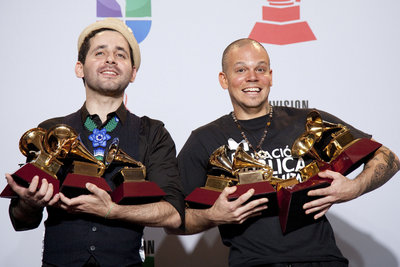 FOTOGALERIA: Calle 13 en los Grammy Latino