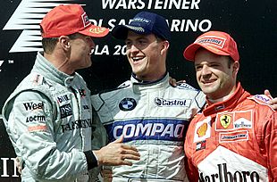 El alemán Ralf Schumacher gana el Gran Premio de San Marino