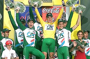 El Credit Agricole gana la contrarreloj y mantiene el liderato de O'Grady