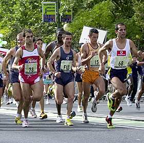 Baldini gana el Maratón del Milenio y Fiz se impone a Antón en su duelo de despedida