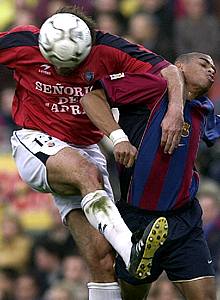 El Barcelona suspende el examen ante el Osasuna