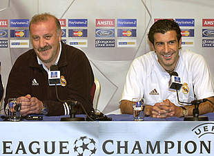 Del Bosque reconoce que el Real Madrid es favorito y Topmöeller augura una sorpresa