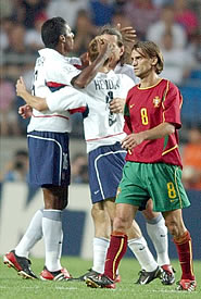 Portugal sucumbe ante los desconocidos americanos