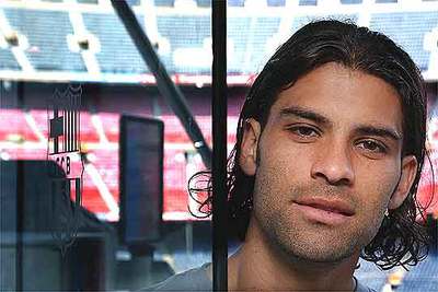 Rafael Márquez, defensa mejicano del Barcelona.
