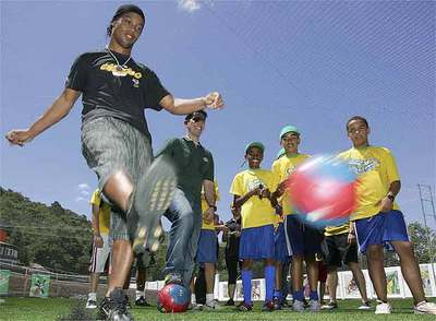 El futbolista brasileño Ronaldinho