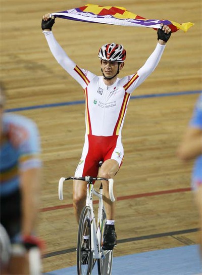 Joan Llaneras no ha podido retener las lágrimas