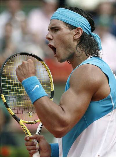 Nadal celebra la victoria