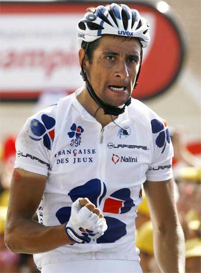 Sandy Casar celebra la victoria