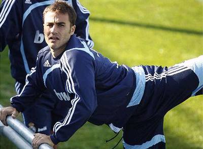 Cannavaro en un entrenamiento