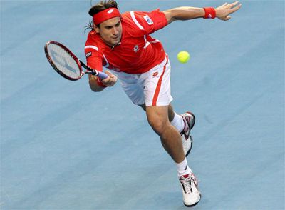 Ferrer, durante el encuentro