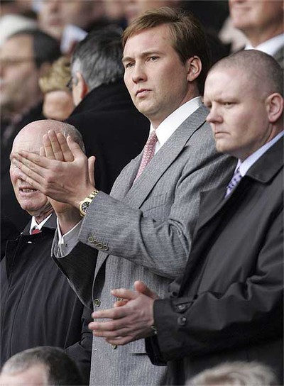 Foster Hicks, hijo del propietario del Liverpool, Tom Hicks