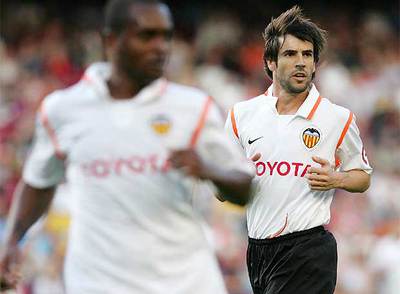 Albelda, durante el partido liguero contra el Barcelona en el Camp Nou.