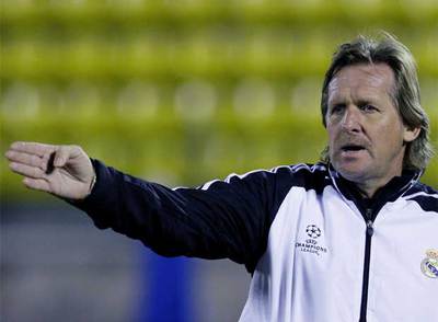 Schuster, durante un entrenamiento